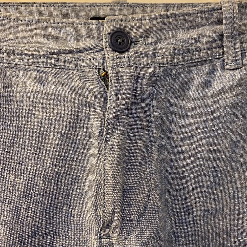 Express Men’s Blue Linen Shorts